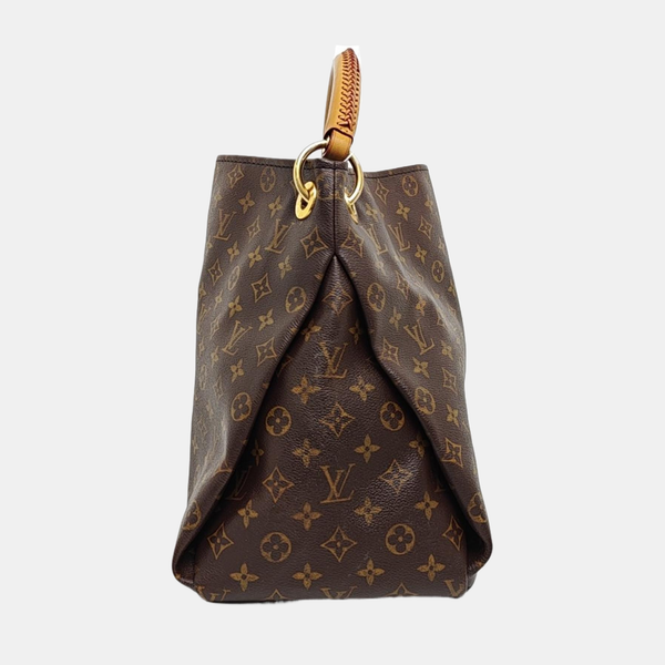 ARTSY MM Monogram Coated Canvas Brown