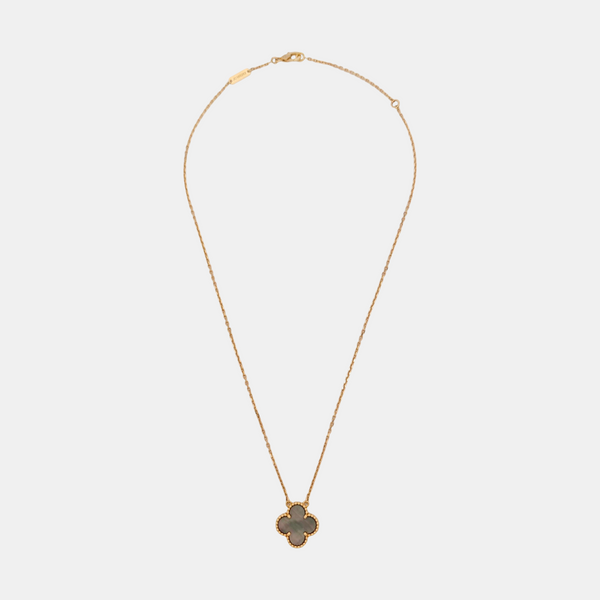 Vintage Alhambra 18k Rose Gold Necklace