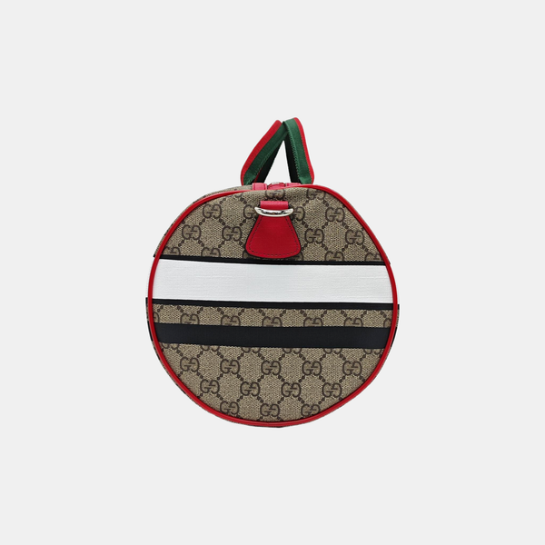 Monogram Coated Canvas Shoulder Bag Black