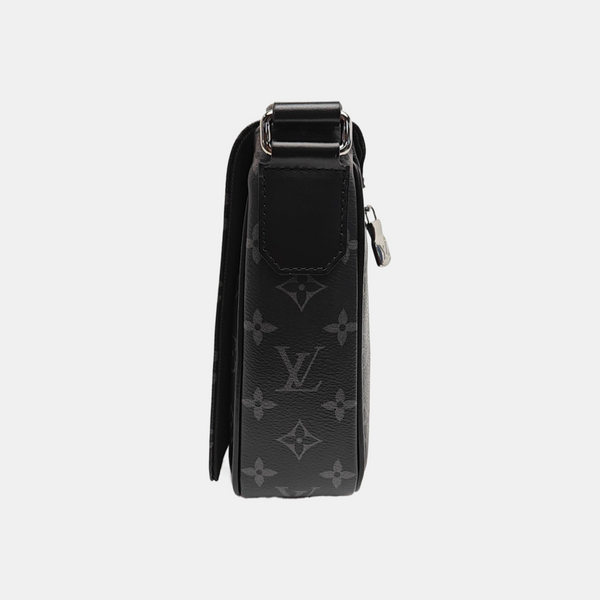 DISTRICT PM Monogram Coated Canvas Black