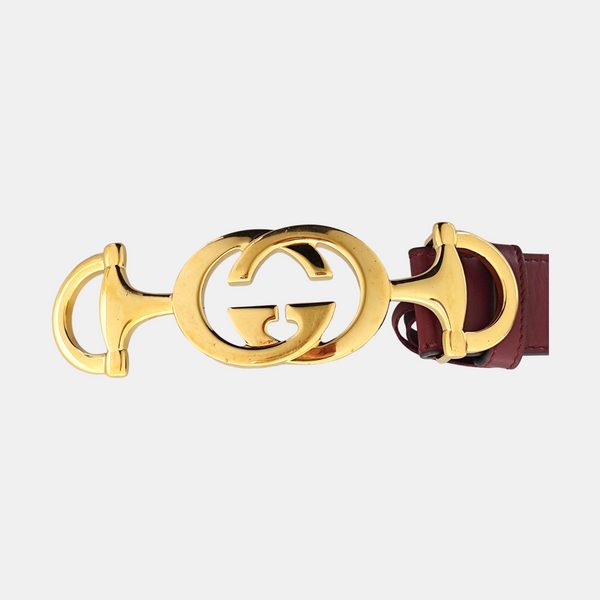 Leather Belt Red