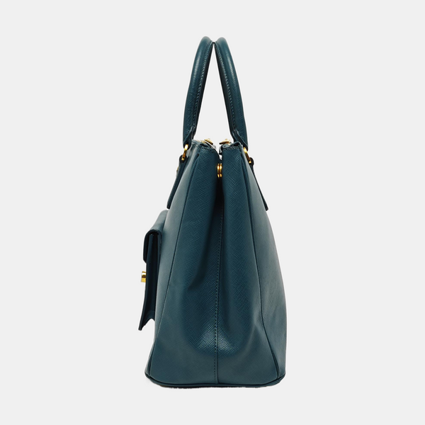 Galleria Saffiano Calfskin Green