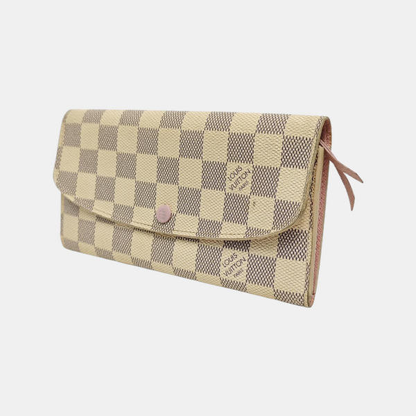 EMILIE Damier Azur Coated Canvas White