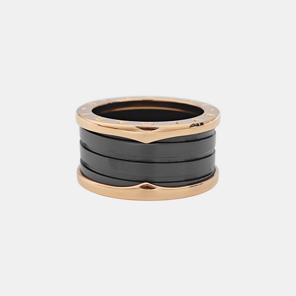 B.ZERO1 18k Rose Gold Ring EU 57