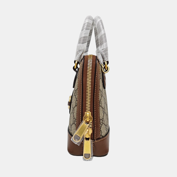 Horsebit 1955 Mini Coated Canvas Beige