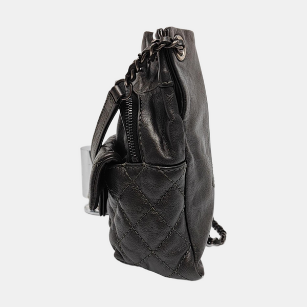 Quilted Calfskin Gray