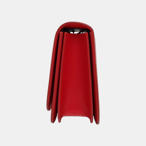 Gancio Small Calfskin Red