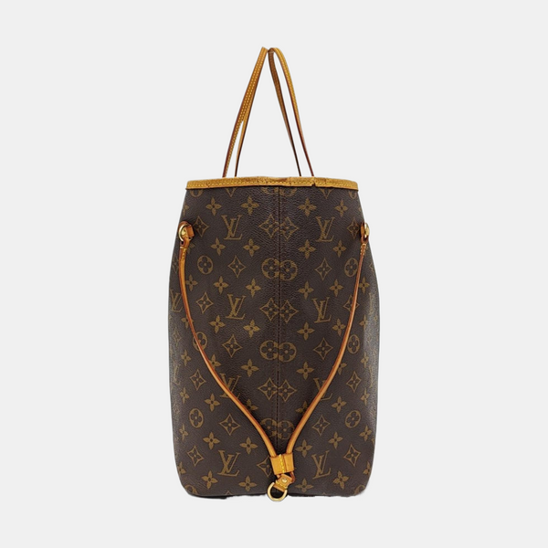 NEVERFULL GM Monogram Coated Canvas Brown