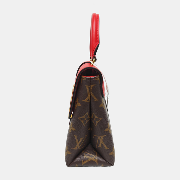 LOCKY BB Monogram Coated Canvas Red