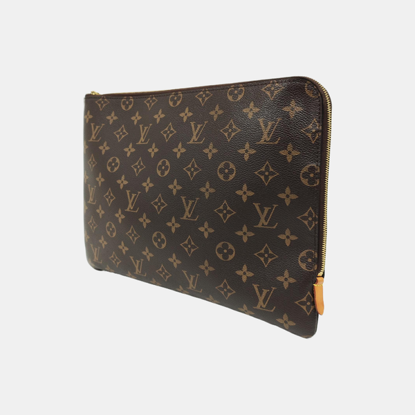 Etui Voyage MM Monogram Coated Canvas Brown