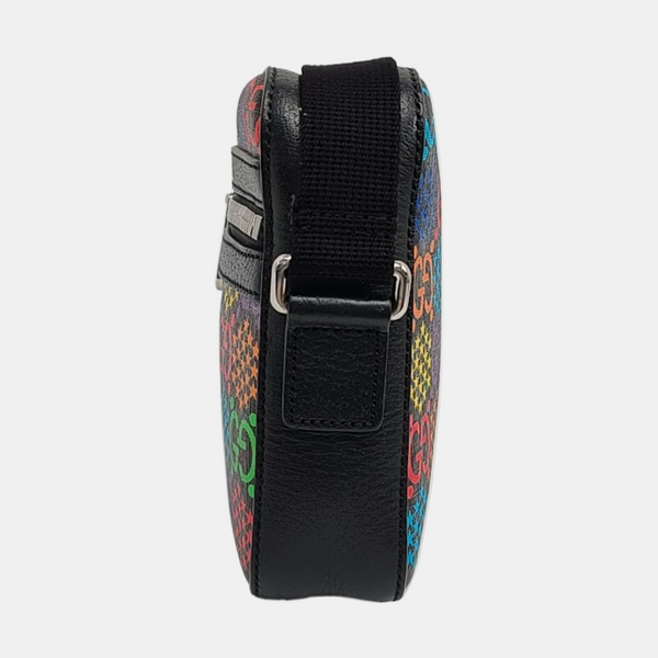 Psychedelic Monogram Coated Canvas Black
