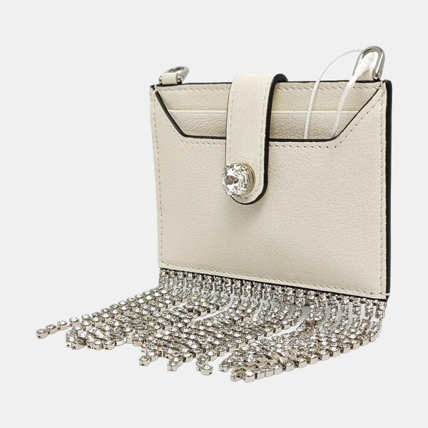 Fringed Calfskin White