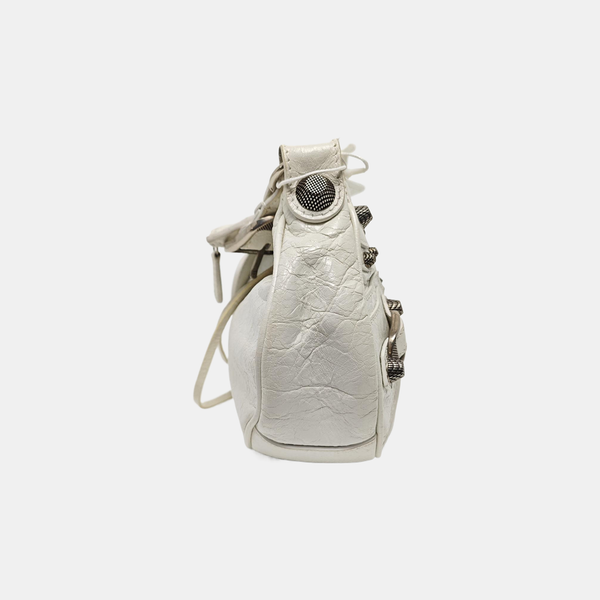 Le Cagole Small Lambskin White