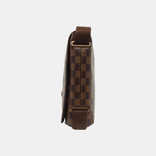 BROOKLYN PM Damier Ebene Coated Canvas Brown
