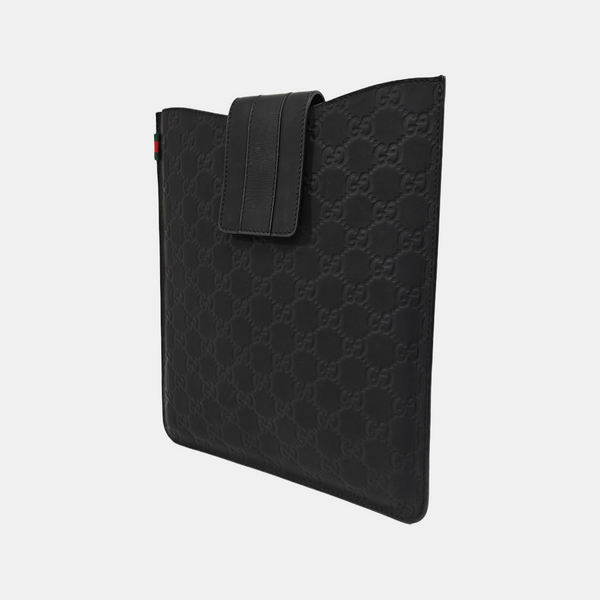 Monogram Calfskin Clutch Black