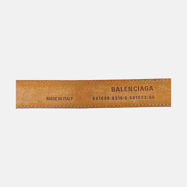 Leather Belt Red