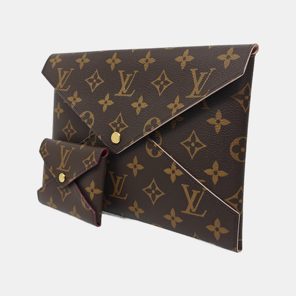 KIRIGAMI Monogram Coated Canvas Brown