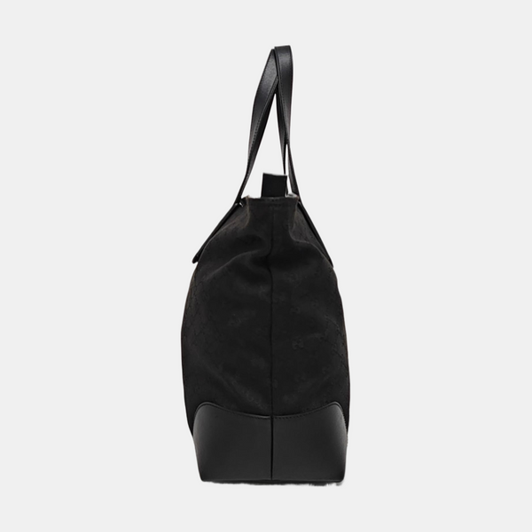 Monogram Canvas Tote Bag Black