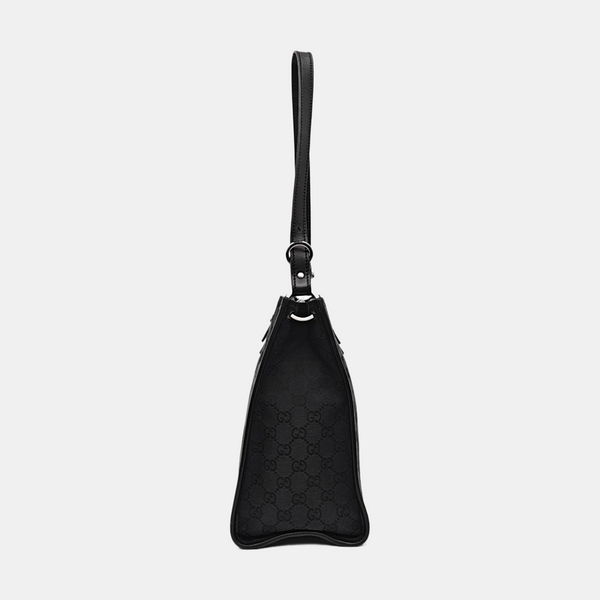 Monogram Canvas Tote Bag Black