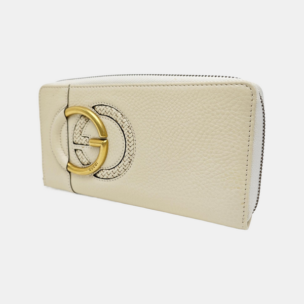 Calfskin Wallet Beige