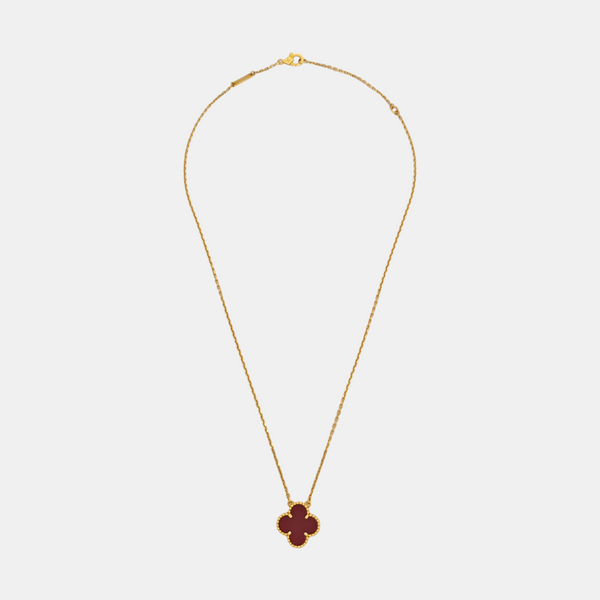 Vintage Alhambra 18k Gold Necklace