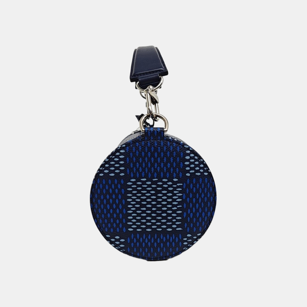 Coated Canvas Shoulder Bag PM Blue