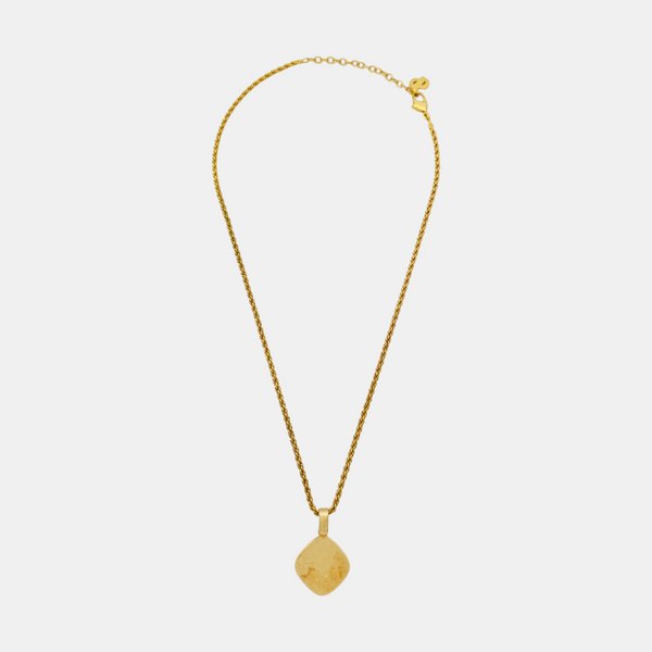 Petit CD Metal Gold Necklace