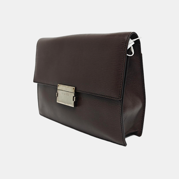 Calfskin Clutch Brown