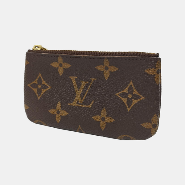 Monogram Coated Canvas Card Holder Brown