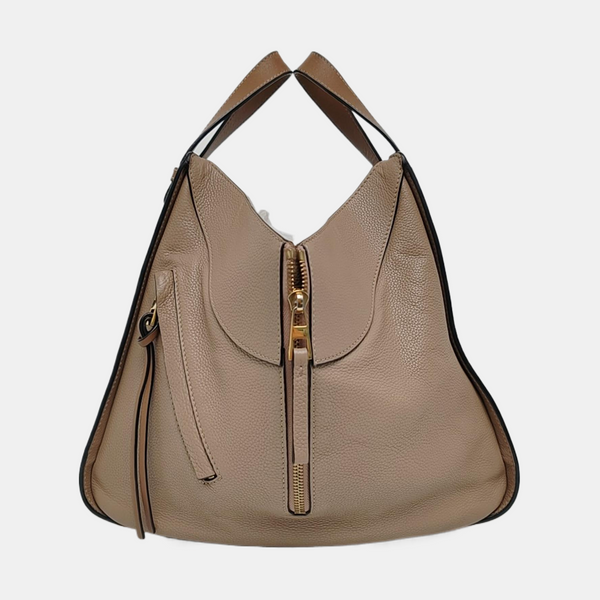 Hammock Small Calfskin Beige