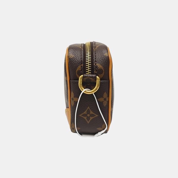 MARLY DRAGONNE Mini Monogram Coated Canvas Brown