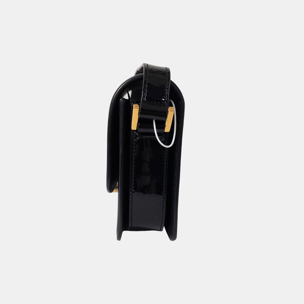 Authenticated pre-owned SOLFERINO Small Patent Leather Black - Shoulder Bag at Looply