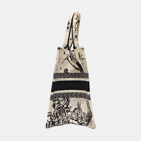 Authenticated pre-owned Book Tote Small Canvas White - Tote Bag at Looply