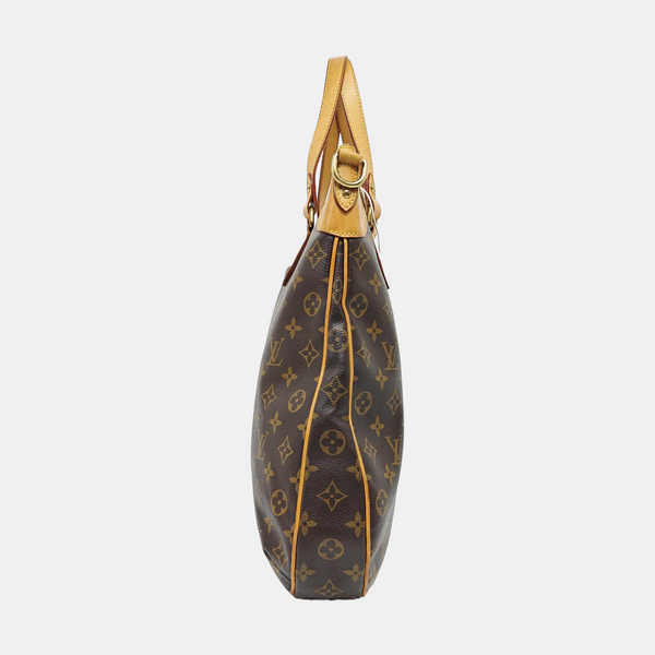 ODEON Monogram Coated Canvas Brown