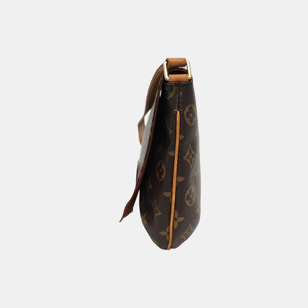 MUSETTE TANGO Monogram Coated Canvas Brown