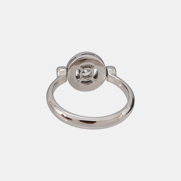 BVLGARI BVLGARI 18k White Gold Silver Ring EU 52