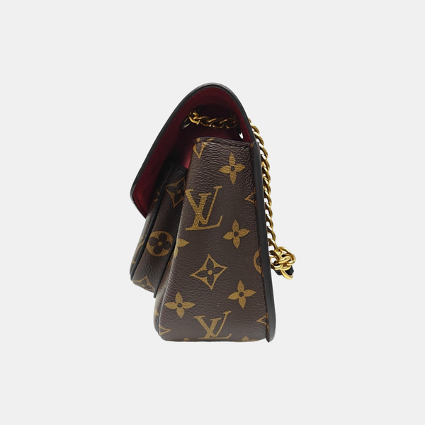 PASSY Monogram Coated Canvas Brown