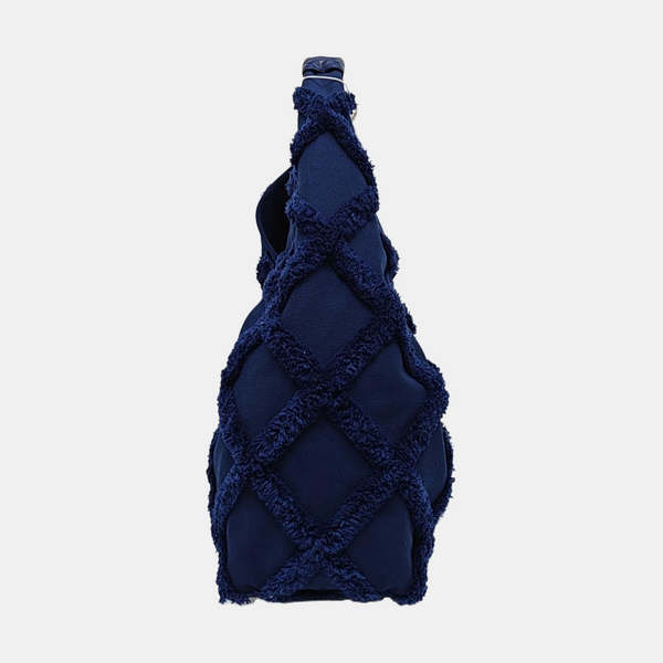 Quilted Canvas Blue