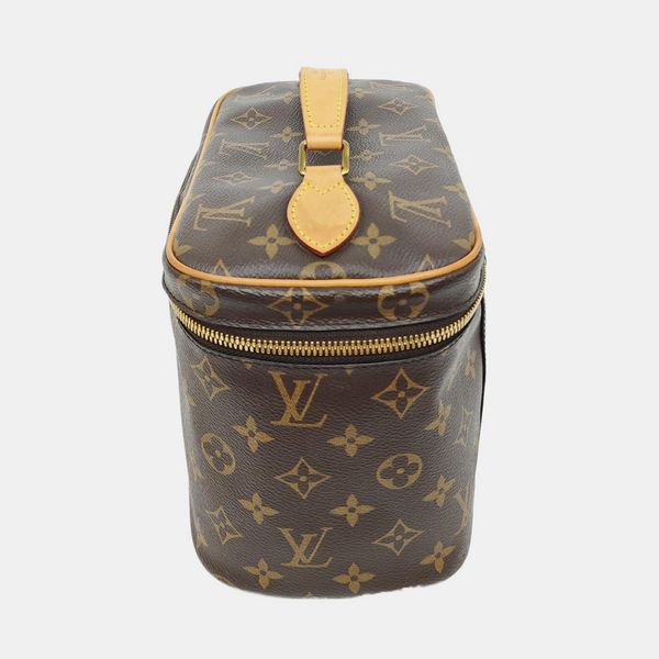 NICE Monogram Coated Canvas Brown
