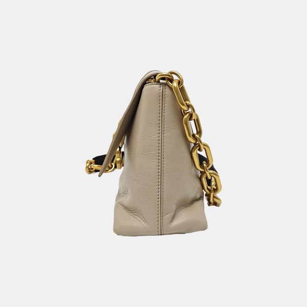 Downtown Small Calfskin Beige