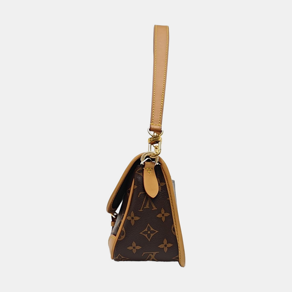 DIANE Monogram Coated Canvas Brown