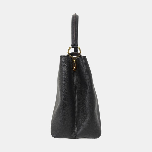 CAPUCINES GM Calfskin Black