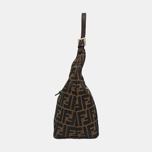 Canvas Top Handle Bag Brown