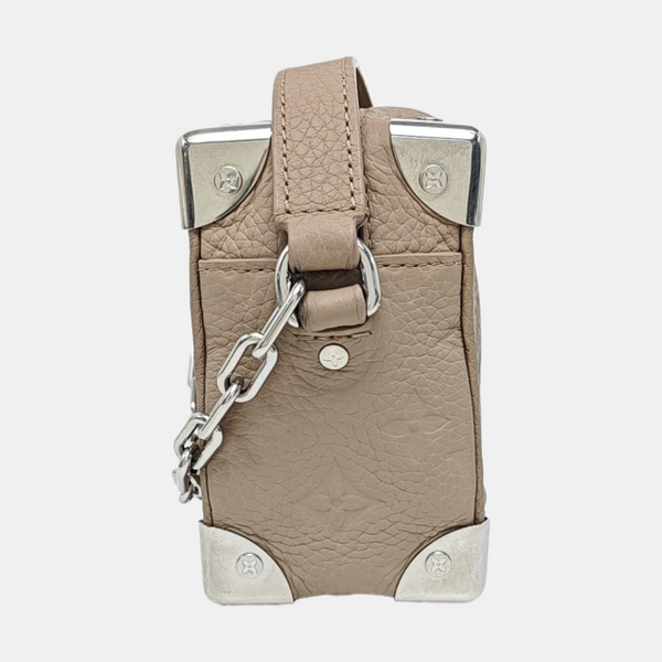 SOFT TRUNK Mini Monogram Calfskin Gray