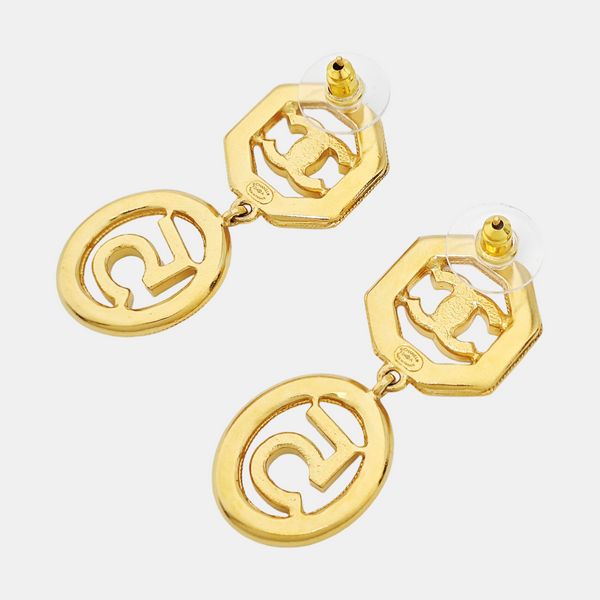 Metal Gold Earrings