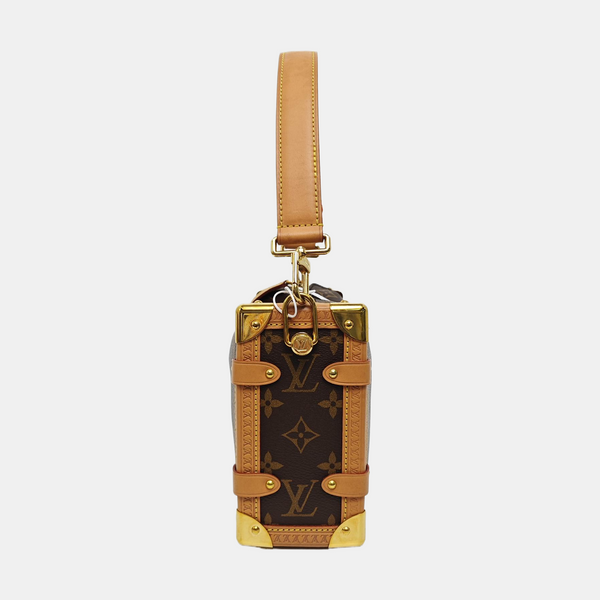 SIDE TRUNK MM Monogram Coated Canvas Brown