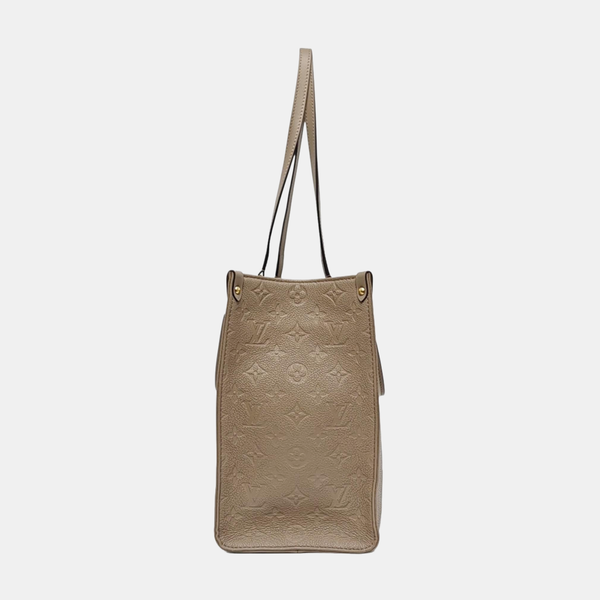 ONTHEGO MM Monogram Calfskin Gray