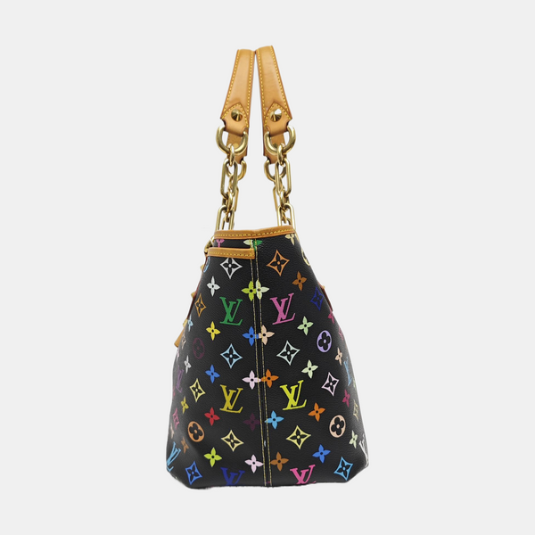 LV × TM ANNIE Monogram Coated Canvas Black