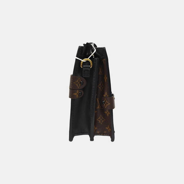 TRUNK Monogram Coated Canvas Brown