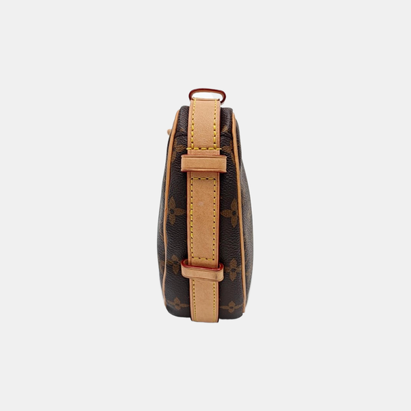 CROISSANT Monogram Coated Canvas Brown